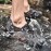 Men Mesh Non Slip Quick Drying Elastic Lace Outdoor Casual Hiking Sneakers