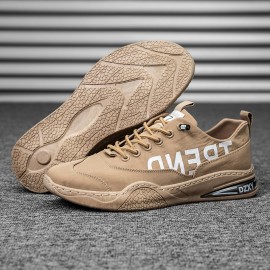 Men Breathable Non Slip Comfy Soft Bottom Lace Up Trendy Sports Casual Court Shoes