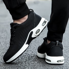 Men Breathable Fabric Soft Sole Cushioned Comfy Working Casual Labor Safety Shoes
