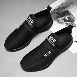 Men Breathable Fly Weave Soft Bottom Cushioned Comfy Running Casual Sports Sneakers