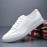 Men Canvas Breathable Soft Sole Comfy Brief Pure Color Casual Court Shoes