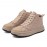 Men Stitching Plaid Down Cloth Comfy Slipm Resistant Lace Up High Top Sneakers