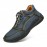 Men Hand Stitching Microfiber Leather Non Slip Warm Ankle Boots