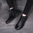 Men Synthetic Leather Warm Slip Resistant Zipper Casual Ankle Boots