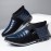Men Wearable Soft Sole Slip-on Business Casual Leather Ankle Boots