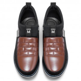 Men Wearable Soft Sole Slip-on Business Casual Leather Ankle Boots