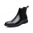 Men Leather Pointy Toe Soft Sole Trendy Slip On Casual Chelsea Boots