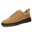 Men Microfiber Leather Breathable Soft Sole Lace Up Trendy Casual Martin Boots