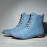 Men Leather Breathable Soft Sole Non Slip Lace Up Square Heel Casual Martin Boots
