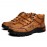 Men Outdoor Microfiber Leather Non Slip Hand Stitching Ankle Boots