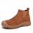 Men Cowhide Suede Comfy Non Slip Toe Protected Outdoor Sports Casual Labor Safety Boots