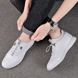Men Cowhide Breathable Soft Bottom Lace Up Comfy Sports Casual Leather Shoes